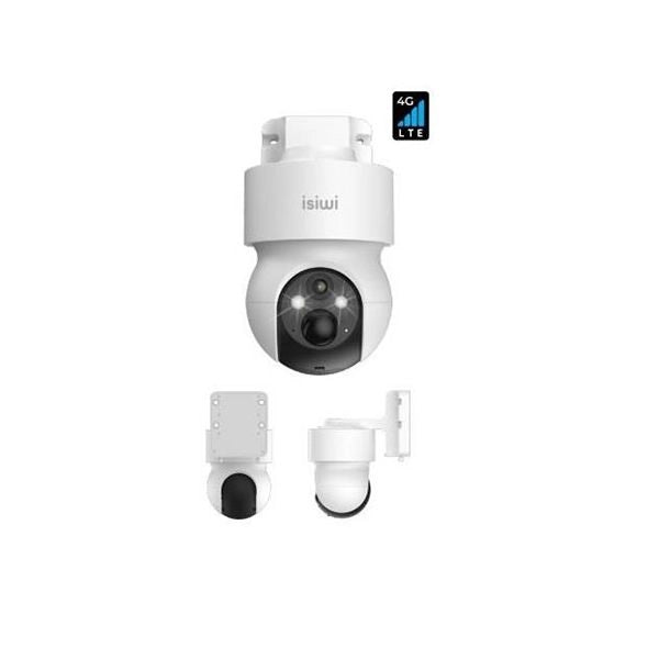 Isiwi telecamera a batteria 4g redi+ 2k pt per esterno ir led e  showcolor  audio bidirezionale sd c - ISW-PTBTE4G3MP