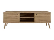 Porta tv in legno abete spazzolato naturale 160x45x55 (884) - Mobili 2G