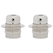 Portalampade 2 pz Nichel Satinato E27 CFW3718735
