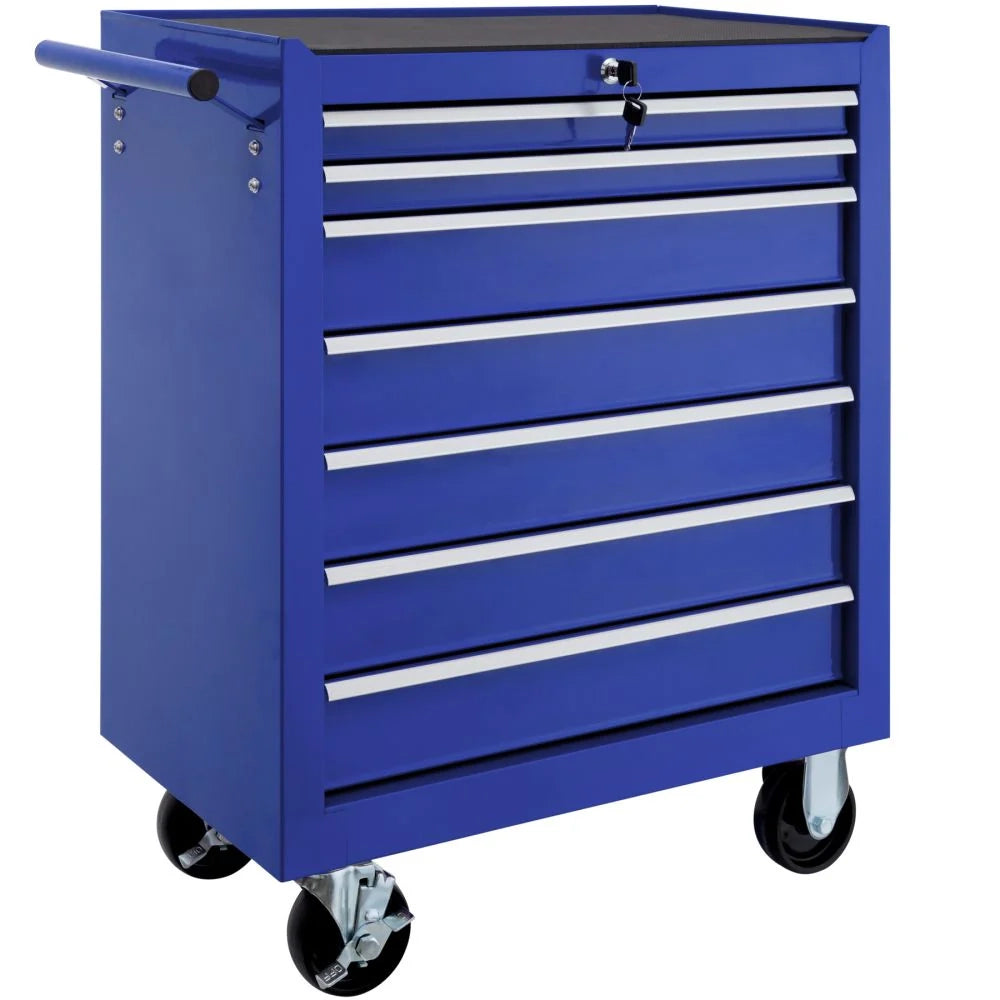 Carrello da officina blu a 7 cassetti 3408113