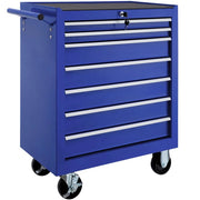 Carrello da officina blu a 7 cassetti 3408113