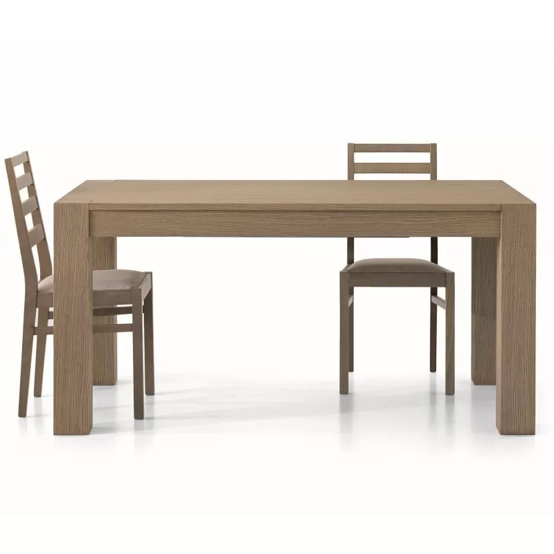 Tavolo allungabile legno di rovere tinta seppia 180-280x90 (640) - Mobili 2G