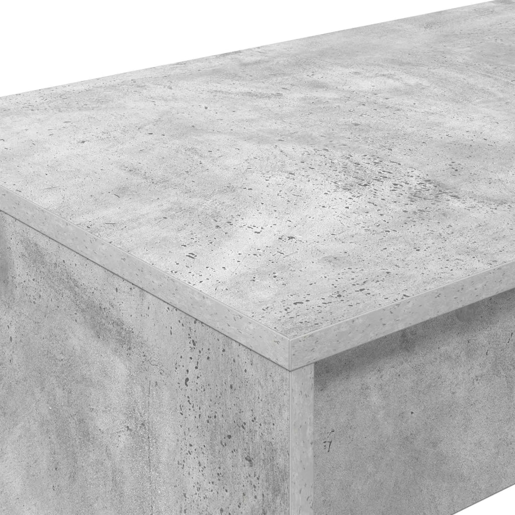 Scrivania Letto Grigio Cemento Legno ingegnerizzato 893734