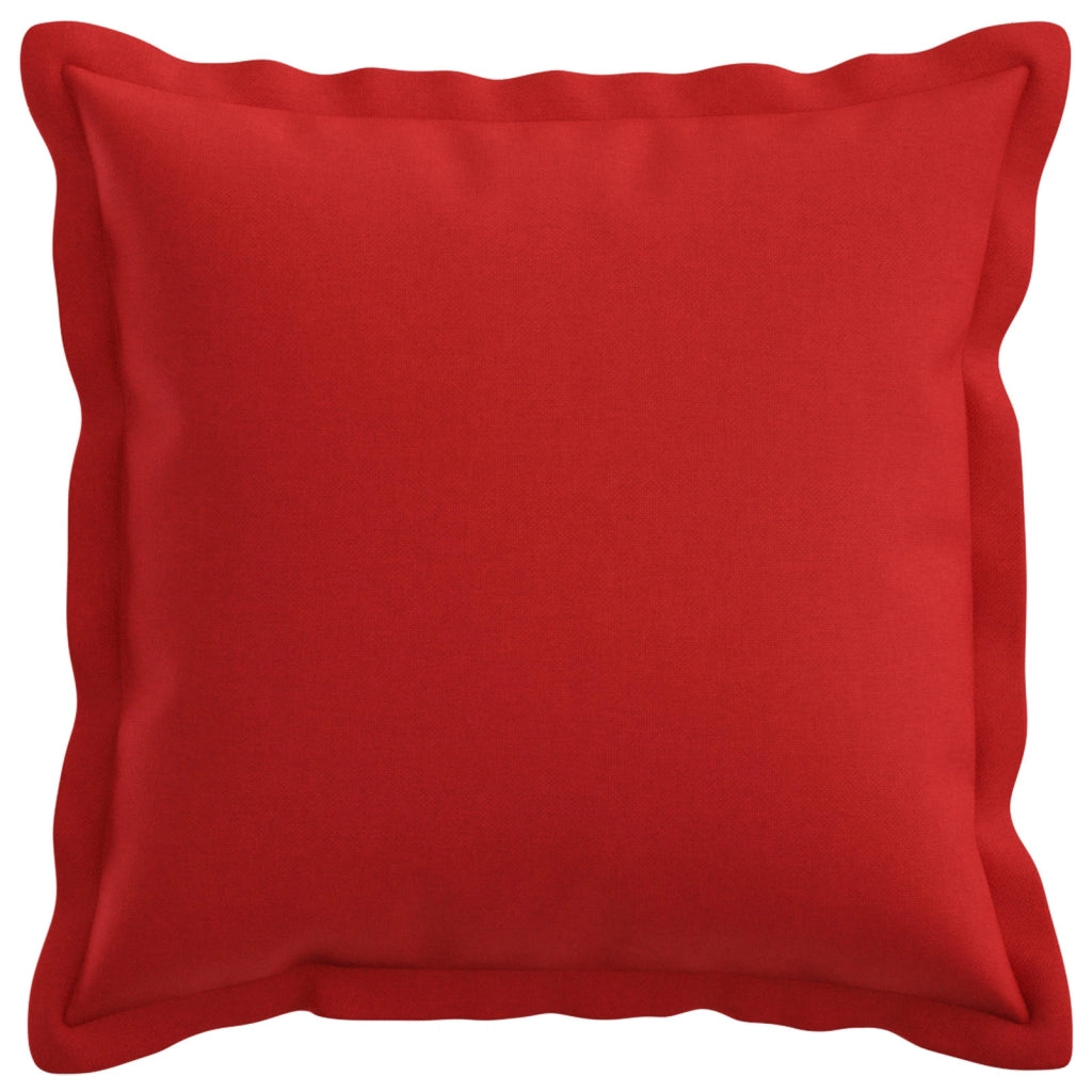 Federa 12 pcs HOUTEN Rosso 40 x 40 cm Lino 916698