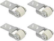 Guida di scorrimento per porte, ruote di guida in nylon pesante, ruote di guida fisse, ruote di guida per mobili, catena di trasmissione per tavolo da pranzo, guida di scorrimento per porte.