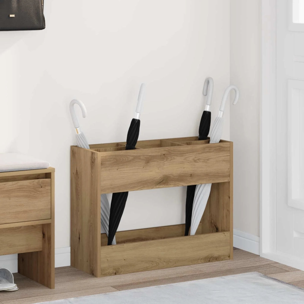 Supporto per Ombrellone Rovere artigianale 65 x 24 x 50 cm 899430
