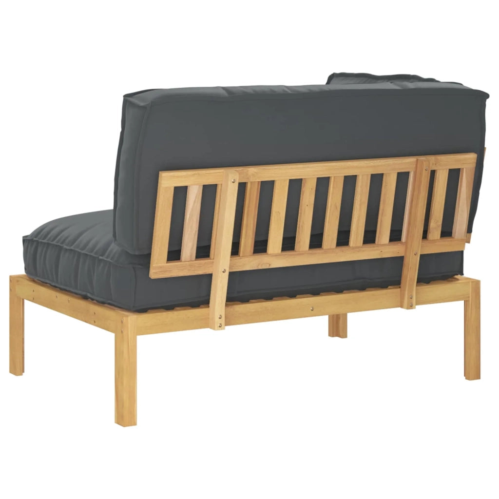 Set di divani con cuscino Antracite 133 x 92 x 69 cm