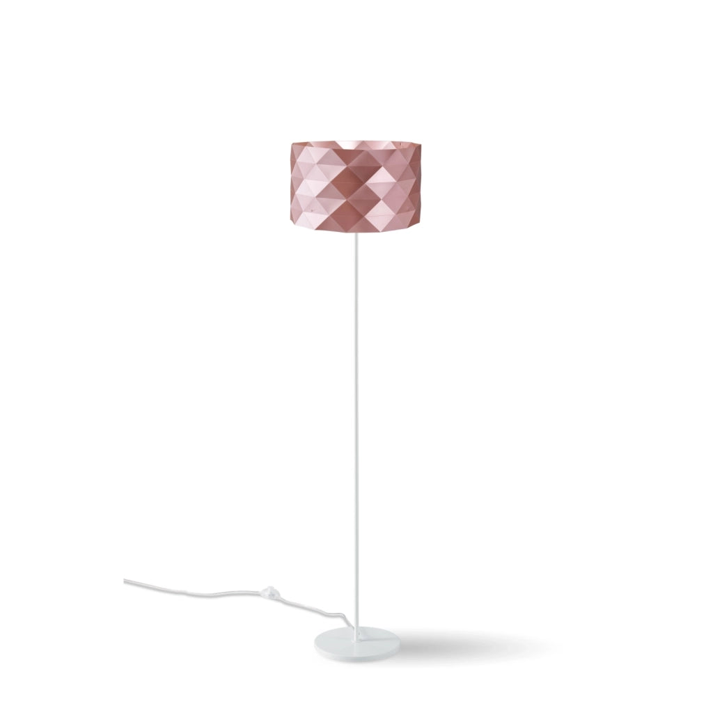 Piantana Moderna Prisma Polilux ® Pink Metal E Metallo 1 Luce E27
