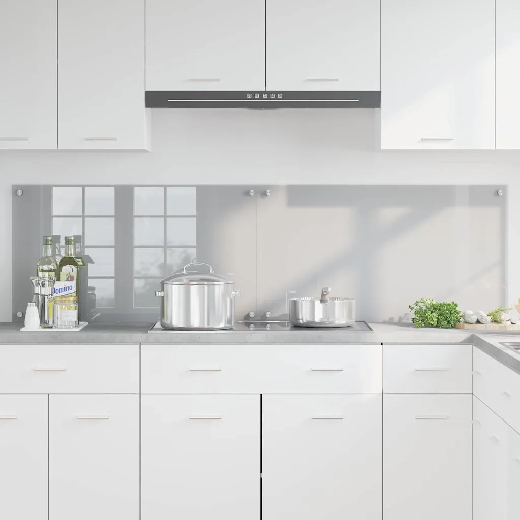 Schienale da cucina 2 pcs Grigio chiaro 90 x 50 cm 3415453