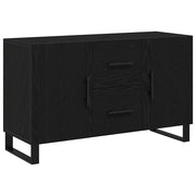 Credenza | Madia | Buffet da pranzo | Armadio da pranzo Rovere Nero 100 x 36 x 60 cm Legno multistrato