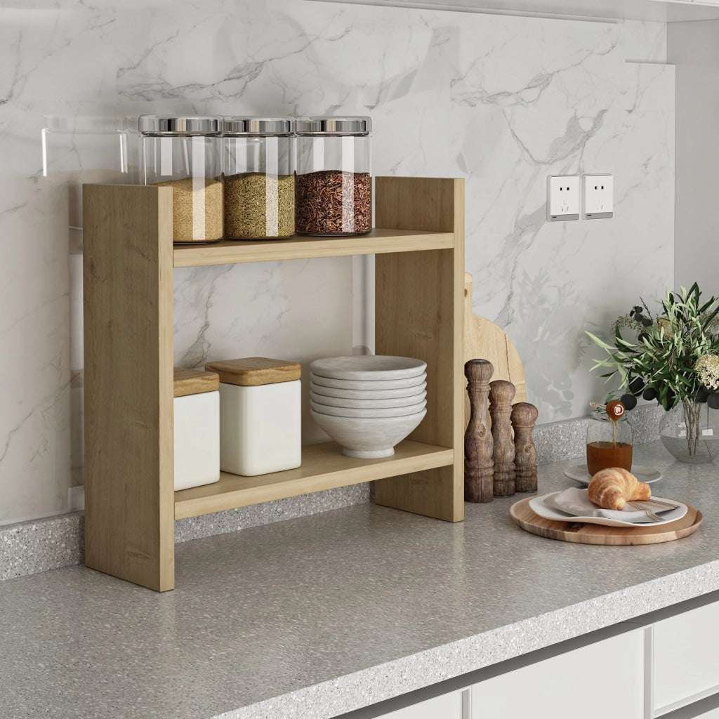 Scaffale da cucina in legno "Denver" - 34 x 10 x 30 cm - Saphir