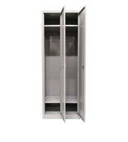 ARMADIO SPOGLIATOIO IN METALLO CON 2 ANTE 60 X 40 X H167 CM