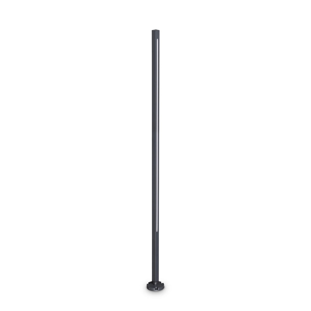 Piantana Moderna Jedi Metallo Antracite Led 25W 3000K Luce Calda
