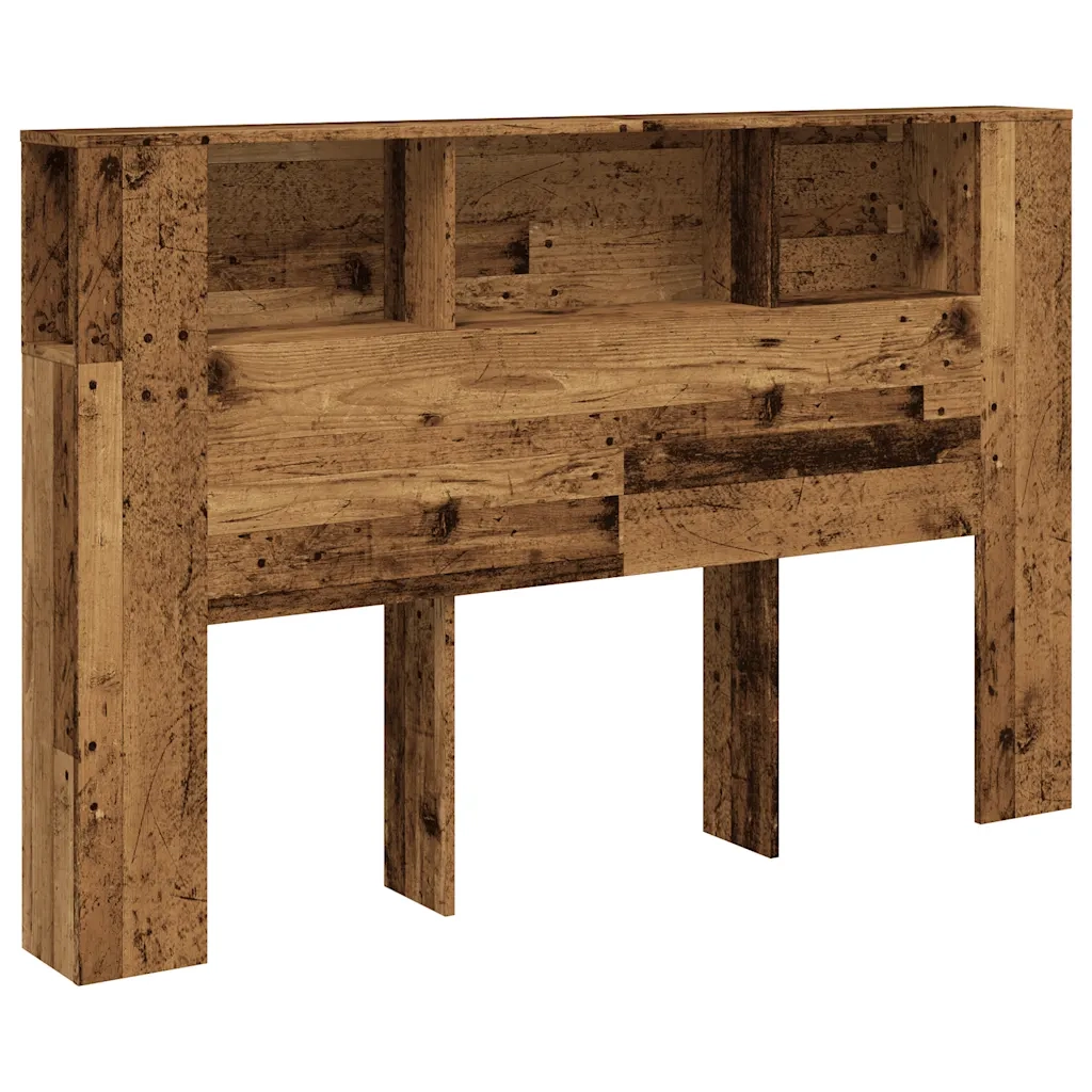 vidaXL Testiera con Contenitore Legno 160x18,5x103,5 cm in Truciolato