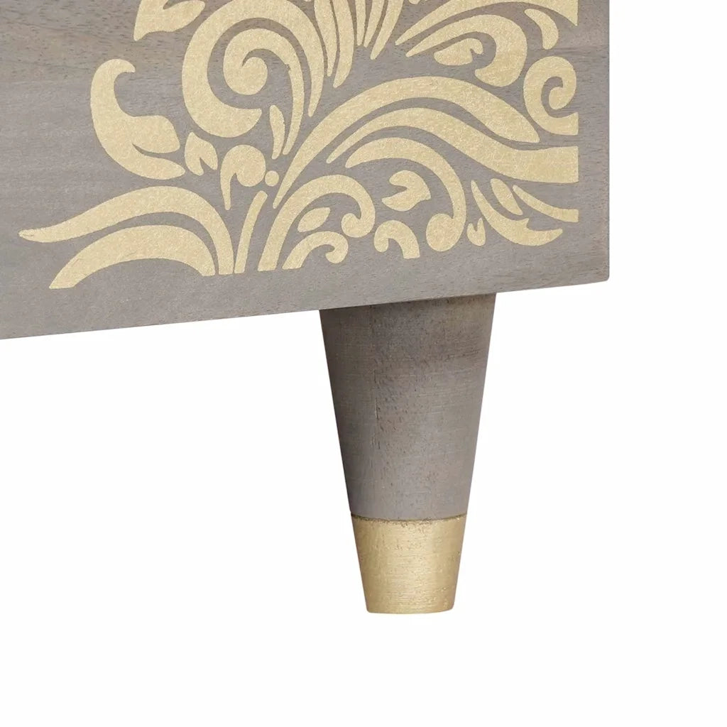 Tavolino da salotto Grigio 80 x 50 x 40 cm 4018777