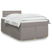 Giroletto a Molle con Materasso Tortora 120x200 cm in Tessuto 3286665