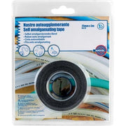 NASTRO AUTOAGGLOMERANTE EUROCEL - NERO MM 25 ML 3,0 SP MM 0,75- 6 pezzi