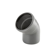 Curva gomito da 50mm - 2pz raccordo con guarnizione, scegli se  45 gradi