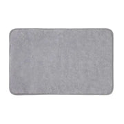 Tappeto per doccia antiscivolo grigio 45x75 cm in poliestere Nuvola