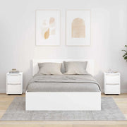 Comodini 2 pcs Bianco 30,5 x 30 x 43 cm Legno multistrato 888798