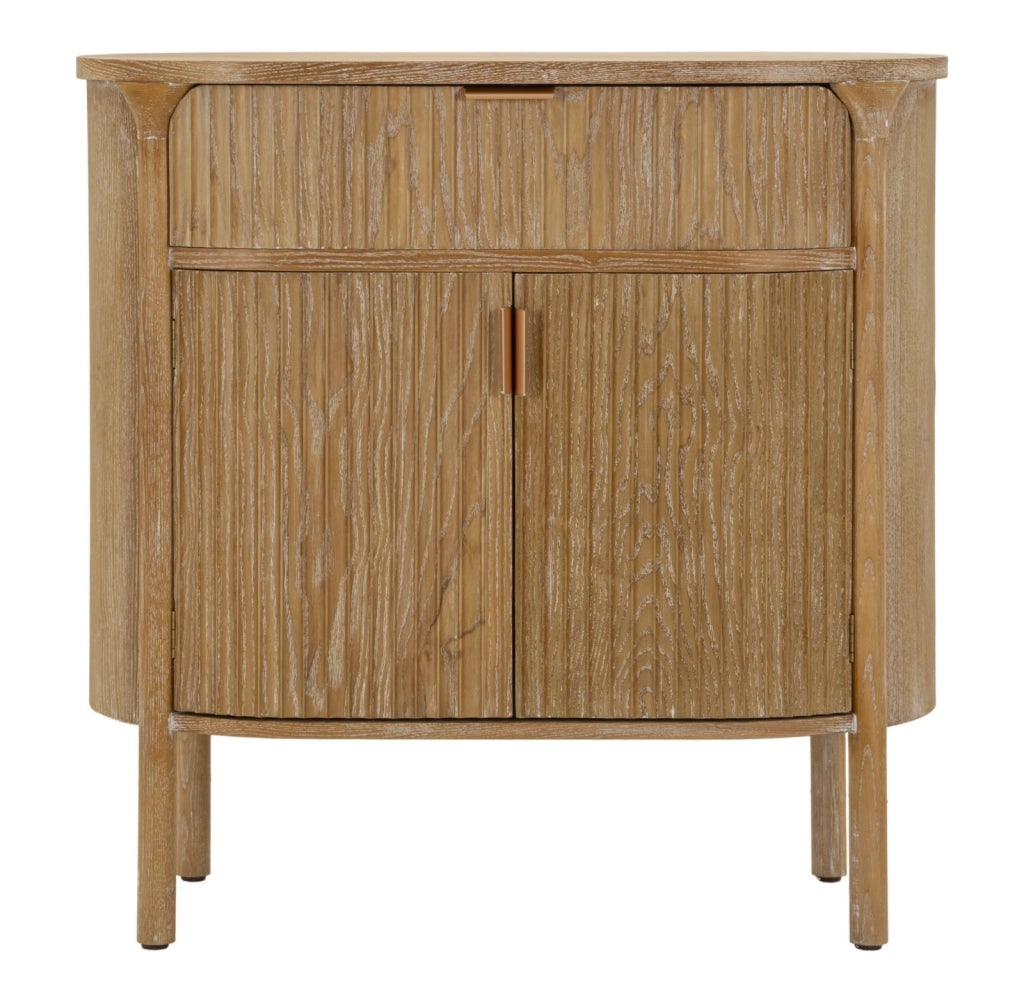Mobiletto Goteborg 81x46x82 cm in Abete e MDF e Ferro