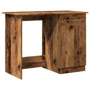 Scrivania | Tavolo da Ufficio Legno Antico 100x50x76 cm in Legno Multistrato