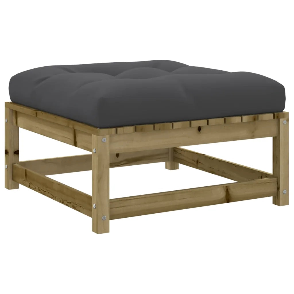 Set Divani da Giardino 3pz con Cuscini Legno Impregnato di Pino 3295834