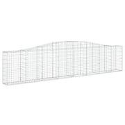 Cesto Gabbione ad Arco 400x30x80/100 cm Ferro Zincato