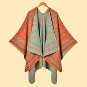 Sciarpa da donna vintage in jacquard con stampa leopardata
