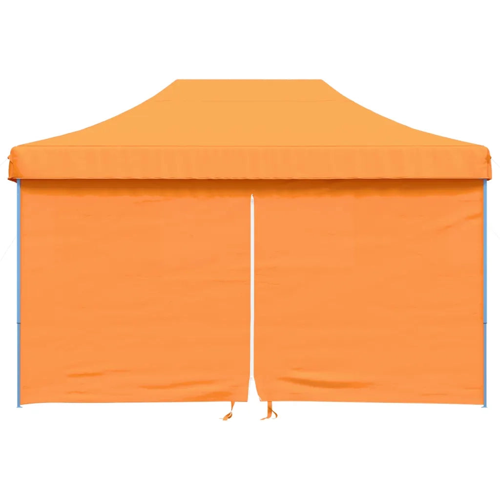 Tendone per Feste Pieghevole Pop-Up con 4 Pareti Arancione 4004977