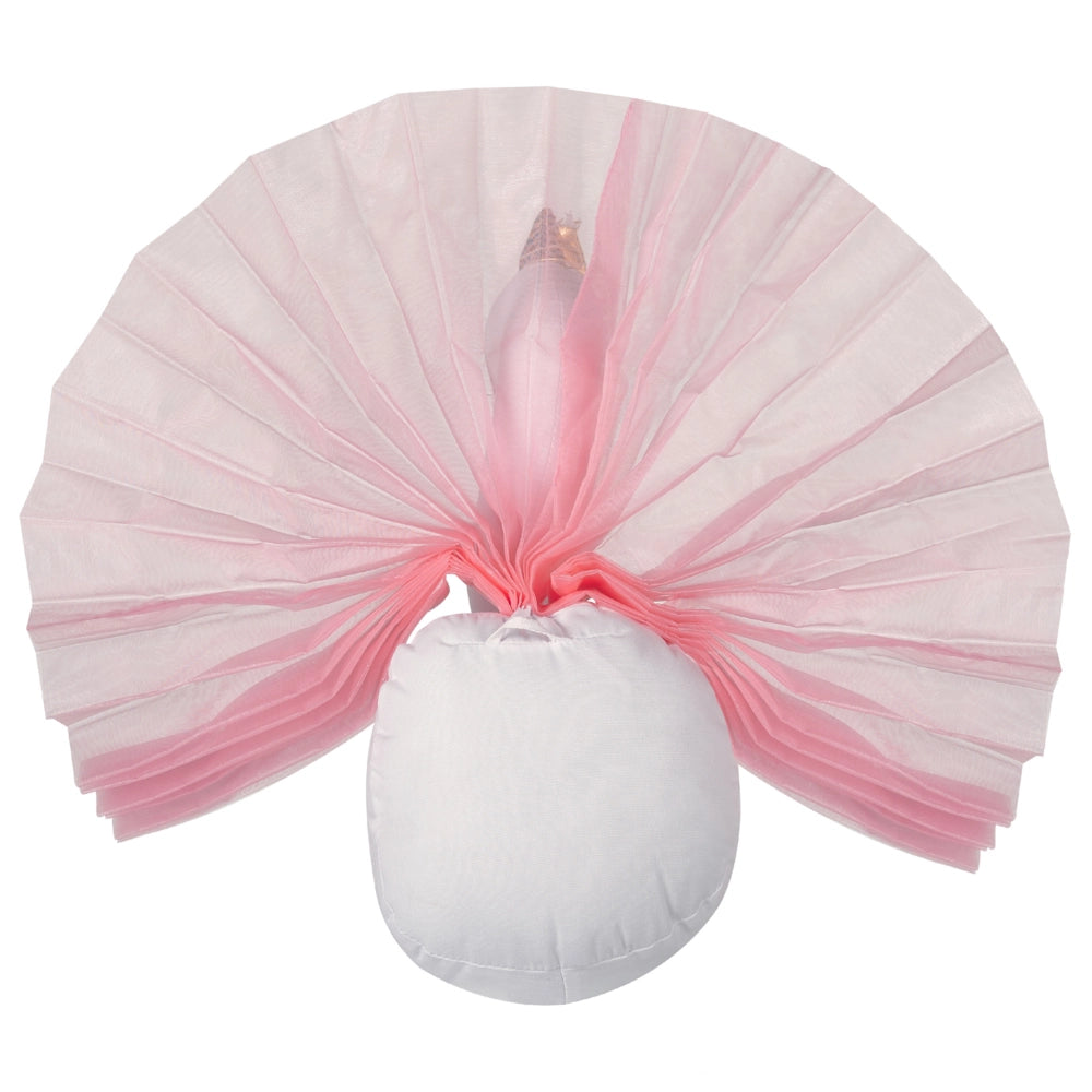 Decorazione in peluche per la camera dei bambini giocattolo da appendere cigno in cotone bianco