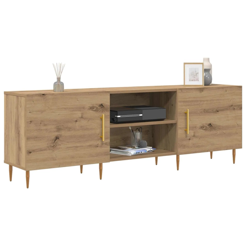 Mobile TV rovere artigianale 150 x 30 x 50 cm Legno multistrato 879596
