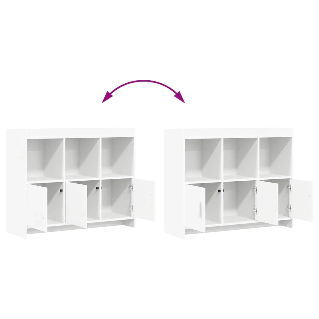Credenza Bianco 98,5 x 33 x 80 cm Legno ingegnerizzato 8011139