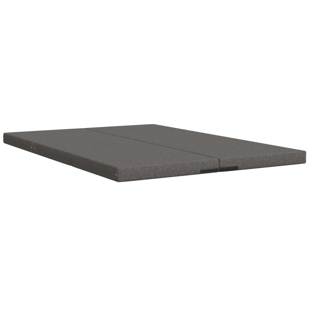 Divano Letto Pieghevole 140 x 67 x 15 cm Grigio Chiaro 900268