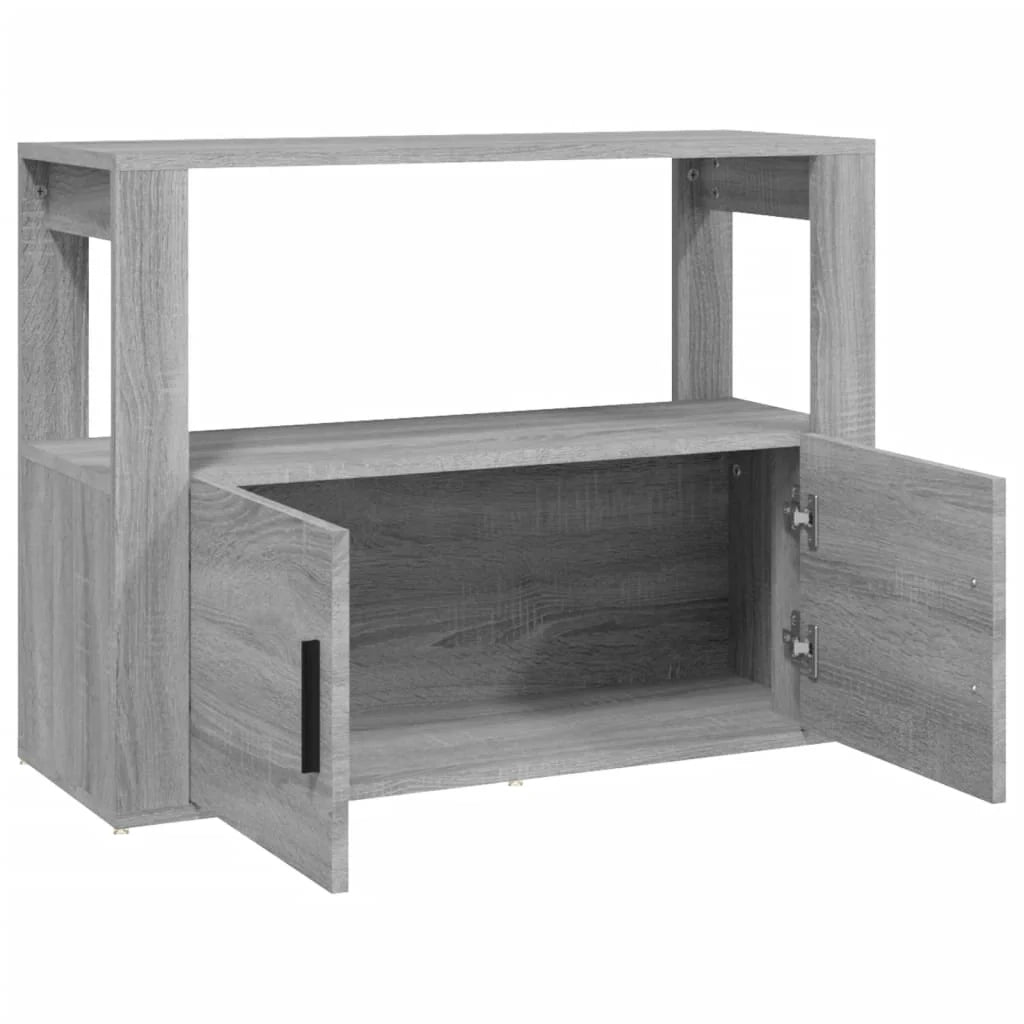 Buffet credenza cassettiera armadio mobile contenitore organizer cucina soggiorno Sonoma 80 x 30 x 60 cm legno ingegnerizzato grigio 02_0036531