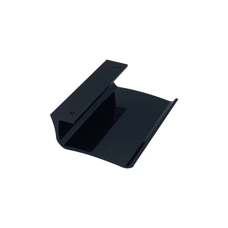 Maniglia tirante per porta  SAGUATTI 316/150Q in alluminio nero lucido