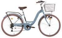 Bicicletta City Ragazza 28” 6V H43 cm Azzurra