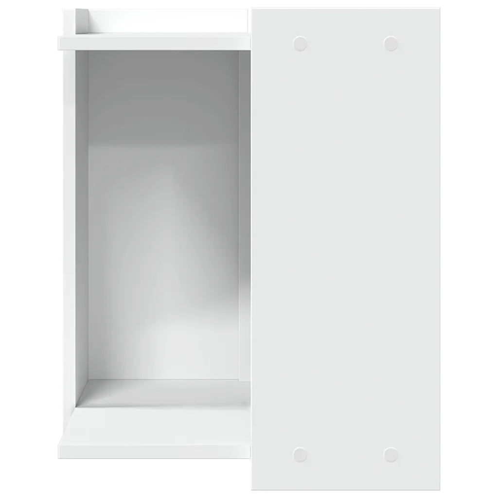 Recinto per Lettiera per Gatti Bianco 80x50x45 cm in Truciolato CFW7109498