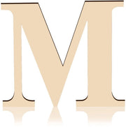 Lettere in legno 30 cm - Decorazione in legno - Monogramma in legno - Alfabeto in legno - Arte di pittura DIY - Legno di pioppo spessore 0,5 cm - Lettere decorative