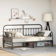 Struttura per letto di giorno Nero 100 x 200 cm 42002640