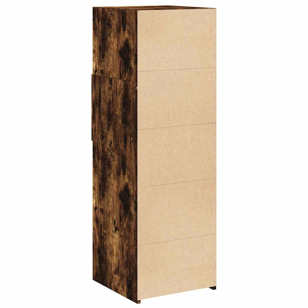 Buffet credenza cassettiera mobiletto mobile contenitore organizer cucina soggiorno salotto alto 40 x 42,5 x 124 cm legno ingegnerizzato marrone 02_0033356