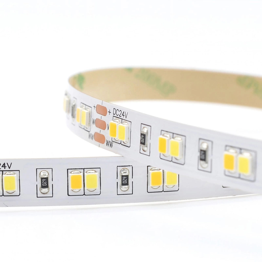 STRIP LED 2835 DC24V IN KAPTON 120 LED PER MT 26W PER MT 2652LM PER MT CCT 1X500CM