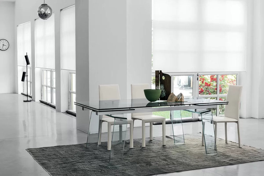 Tavolo crystal plus moderno allungabile target point 200x100x75
