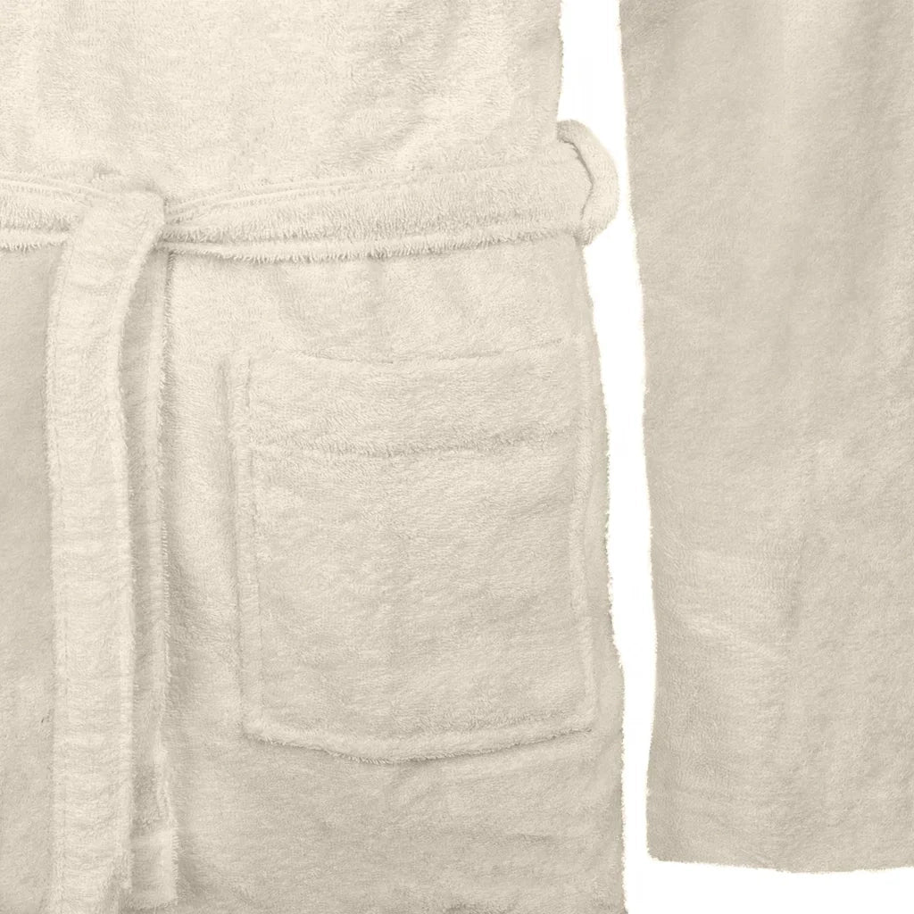 vidaXL Accappatoio KINN Crema m Cotone