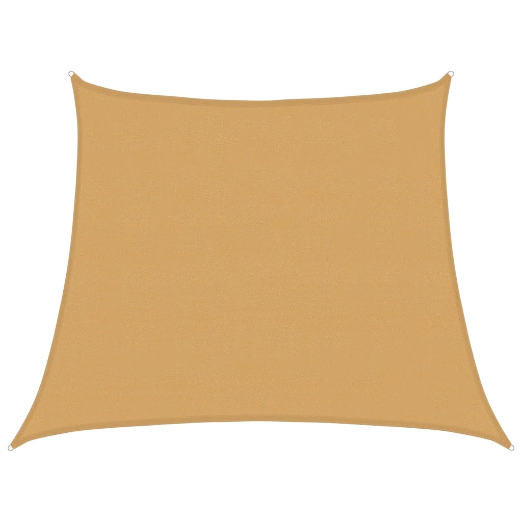 Vela Parasole | Telo Ombra | Vela da ombra 160 g/m2 Trapezio Grigio Chiaro 3/4x3 m in HDPE
