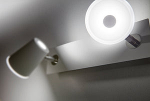 Faretto da Interno a LED in Metallo Bianco Opaco