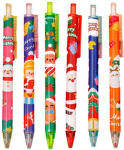 Set di penna gel 6 pezzi - Tema natalizio - Design - Penne per scrivere - Regali per ospiti - Materiale da ufficio/scolastico - Ideale per ufficio/scolastico