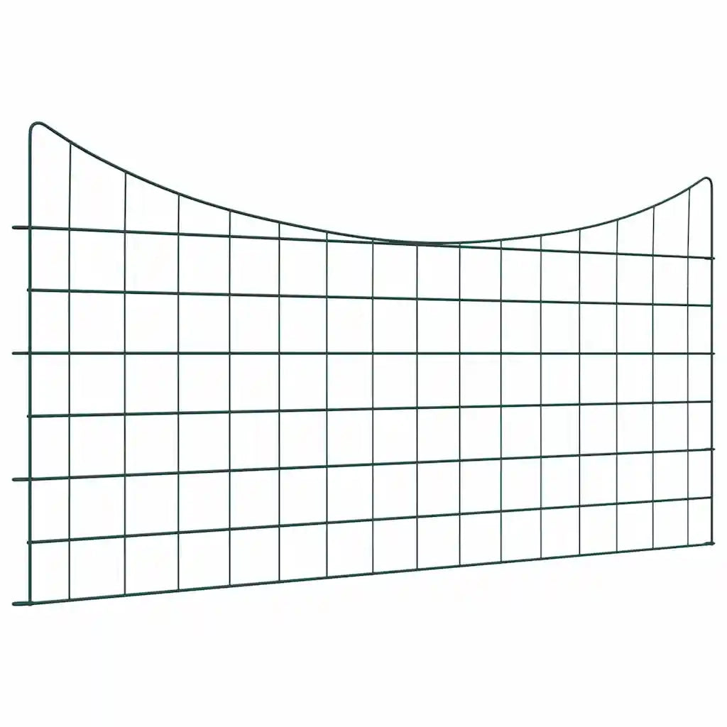 Set di Recinzione per Stagno 5 pcs Verde 100 x 50 cm Acciaio