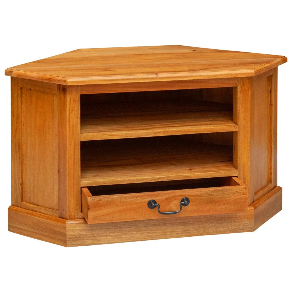 MobileTVAngolare con cassetto Naturale 79 x 40 x 46 cm