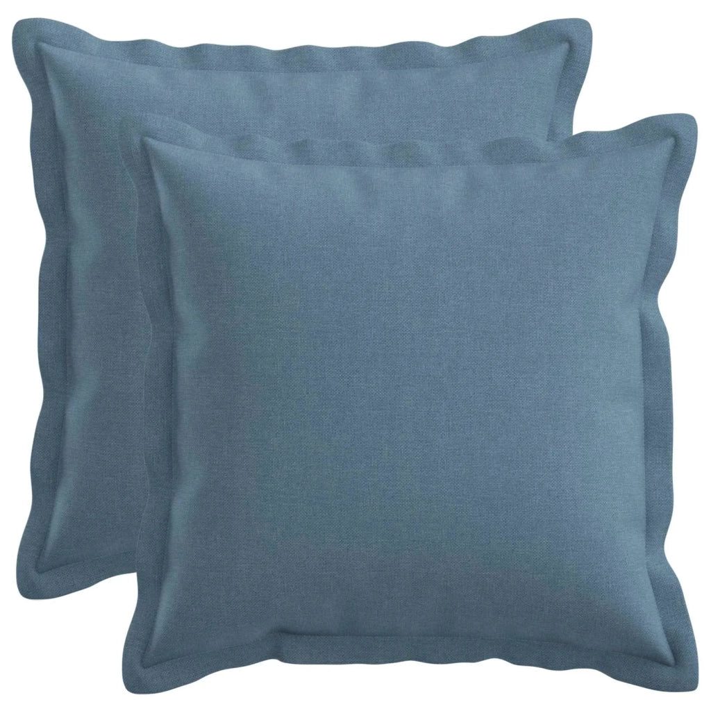 Federa 2 pcs HOUTEN Blu jeans 35 x 35 cm Lino 916373